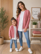 Charger l'image dans la galerie, Le Cardigan ÉVIDENCE | Femme | matelassé torsadé | PRECOMMANDE