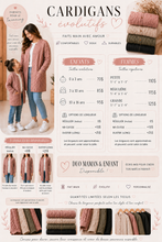 Charger l'image dans la galerie, Le Cardigan ÉVIDENCE | Femme | matelassé torsadé | PRECOMMANDE