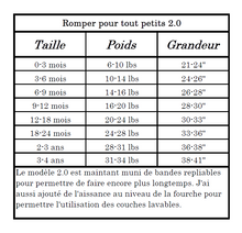 Charger l'image dans la galerie, Romper long pour tous petits | TAILLES RÉGULIÈRES | PERSONNALISÉ