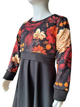 Charger l'image dans la galerie, Ensemble robe et. rop top évolutif 6-9t | manches longues | coton ouaté| INVENTAIRE
