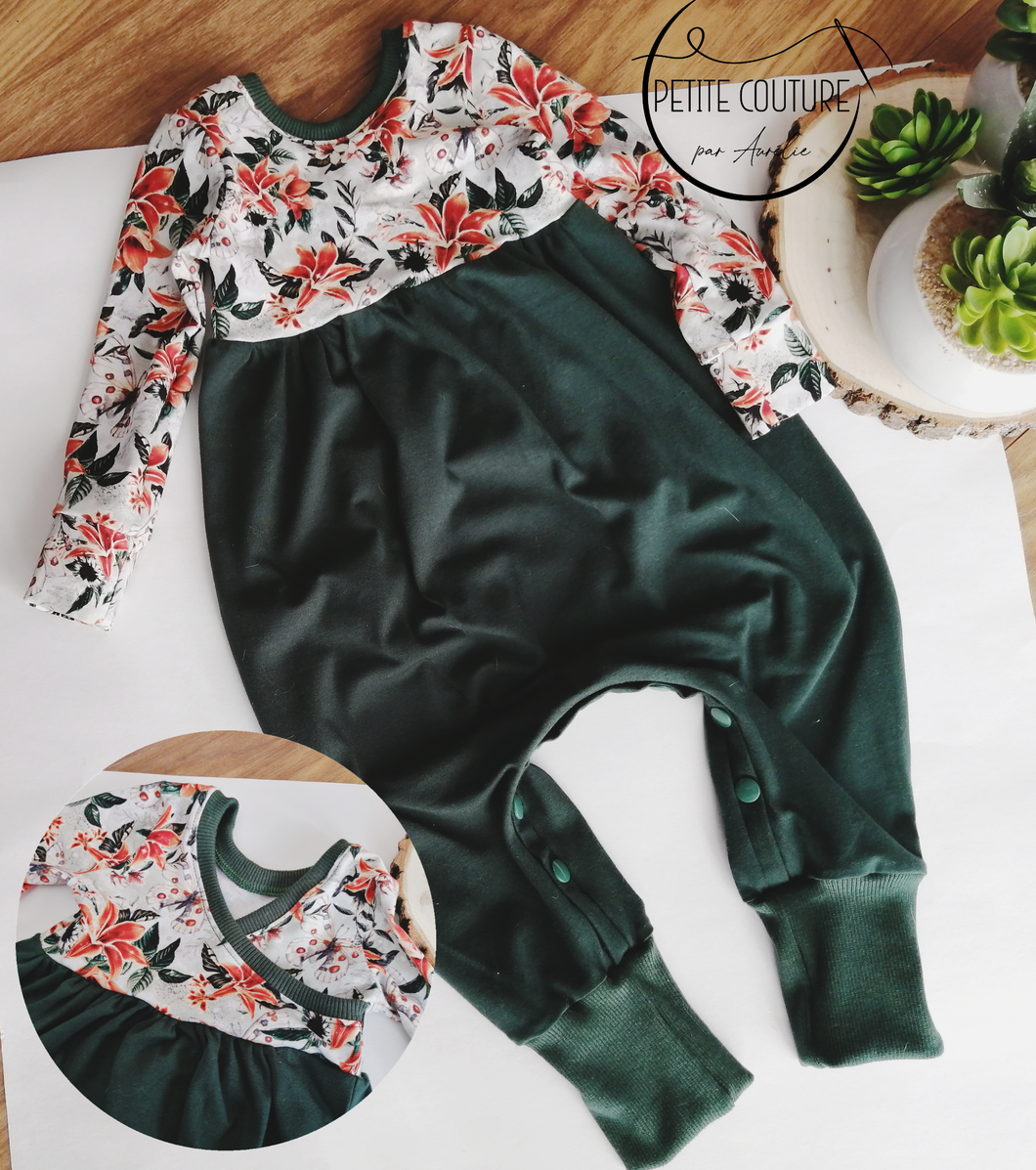 Romper Bubble manches longues  | TAILLES RÉGULIÈRES | PERSONNALISÉ