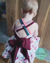 Charger l'image dans la galerie, Robe tournante à boucle | Dos bandes croisées | TAILLES RÉGULIÈRES | PERSONNALISÉE
